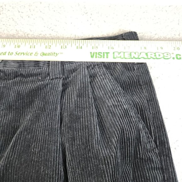 Croft & Barrow Pants Mens 36x32 Straight Corduroy Relaxed Fit Pleated Cuffed - Picture 3 of 9